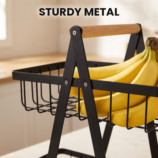 2-Tier Metal Fruit Basket