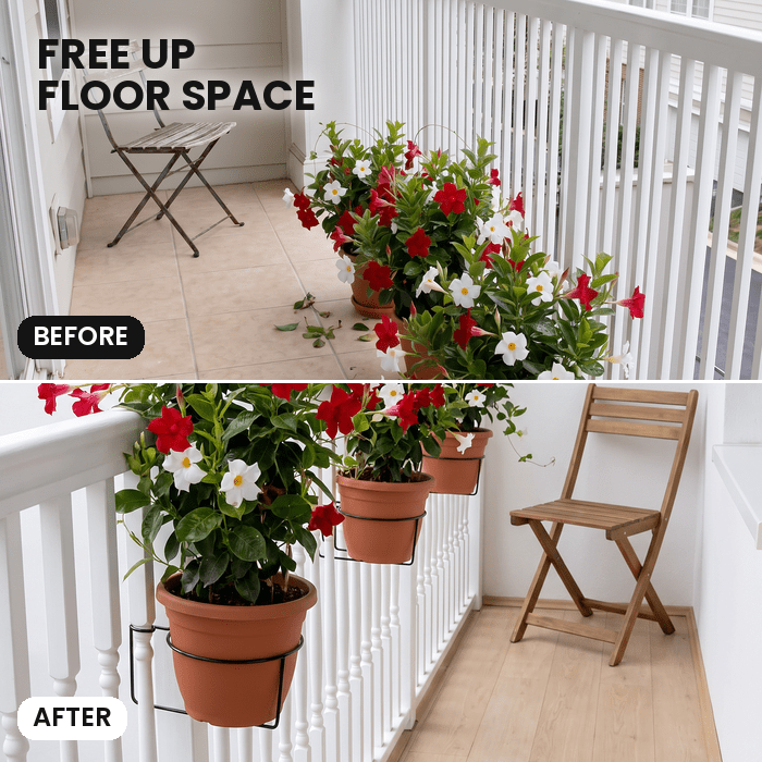3-Pack Railing Plant Clips