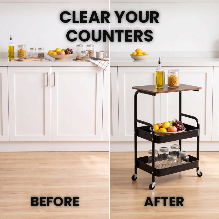 3-Tier Rolling Cart
