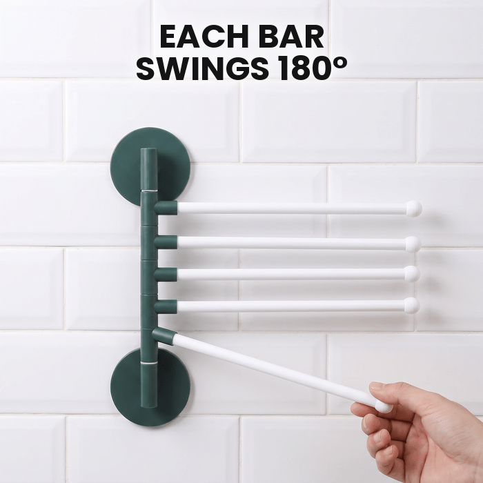 5-Bar Swivel Towel Rack