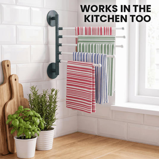 5-Bar Swivel Towel Rack
