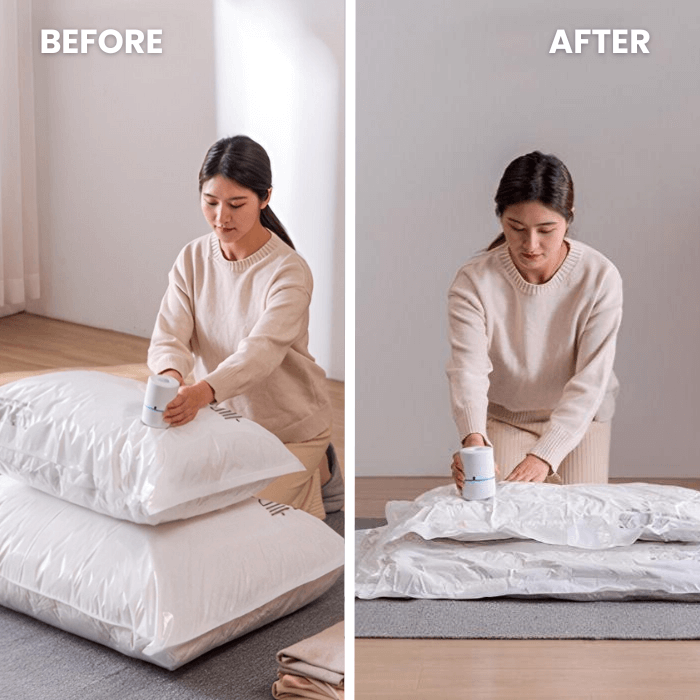4 Large Reusable Vacuum Bags