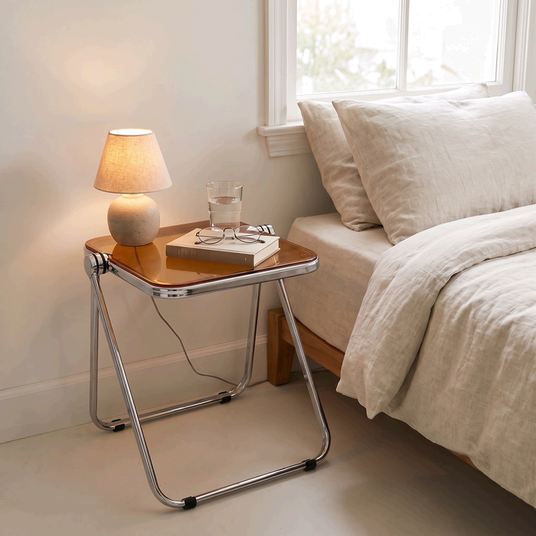Acrylic Folding Side Table