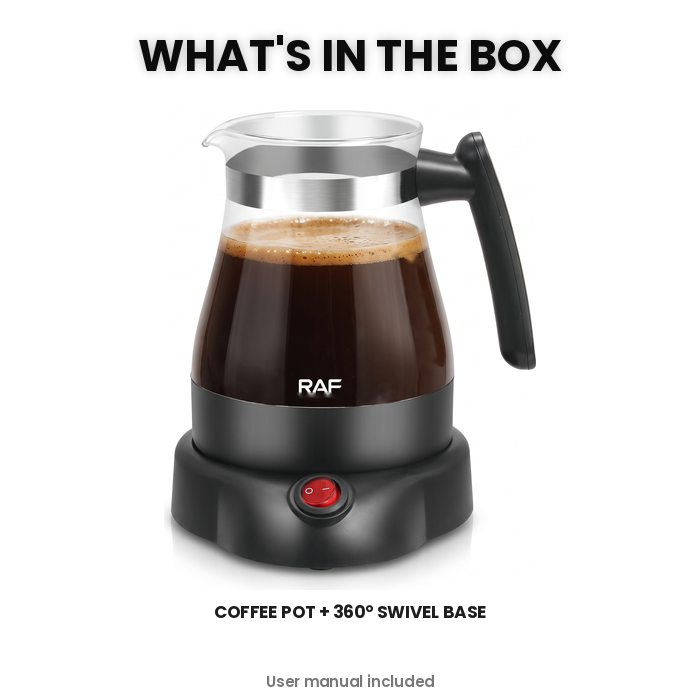 RAF 0.6L Electric Coffee Pot