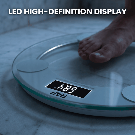 RAF Glass Bathroom Scale