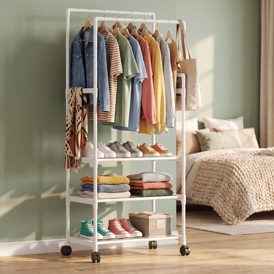 Rolling Clothes Rack