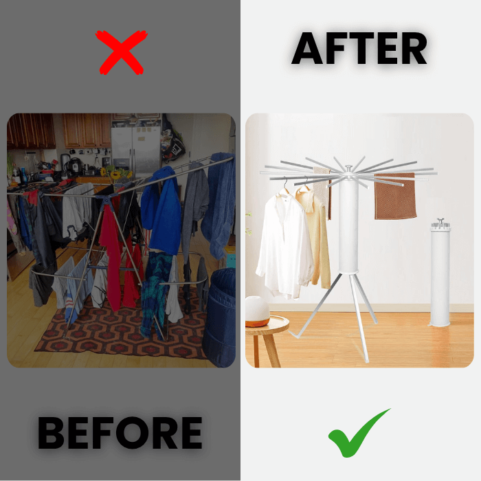 360° Octopus Clothes Rack | Compact & Foldable