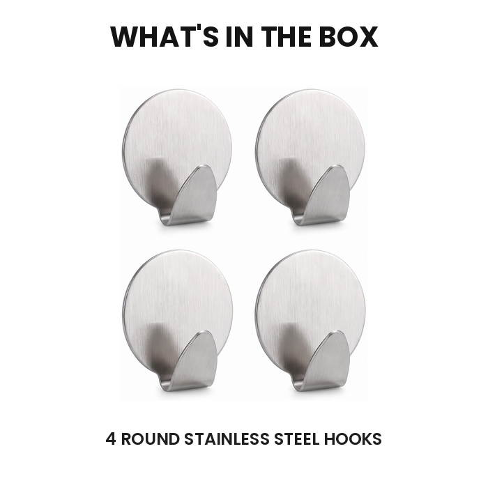 Stainless Adhesive Hooks