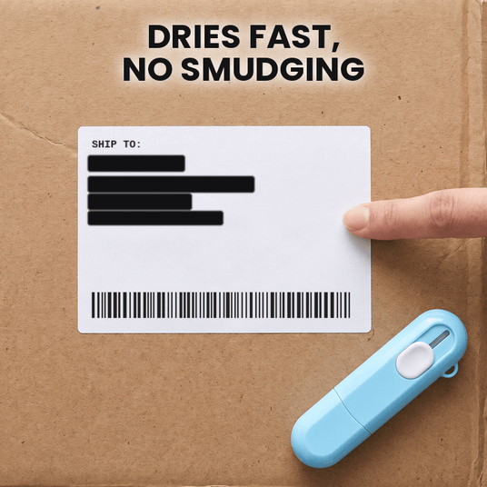 2-in-1 Label Eraser & Box Cutter