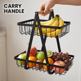 2-Tier Metal Fruit Basket