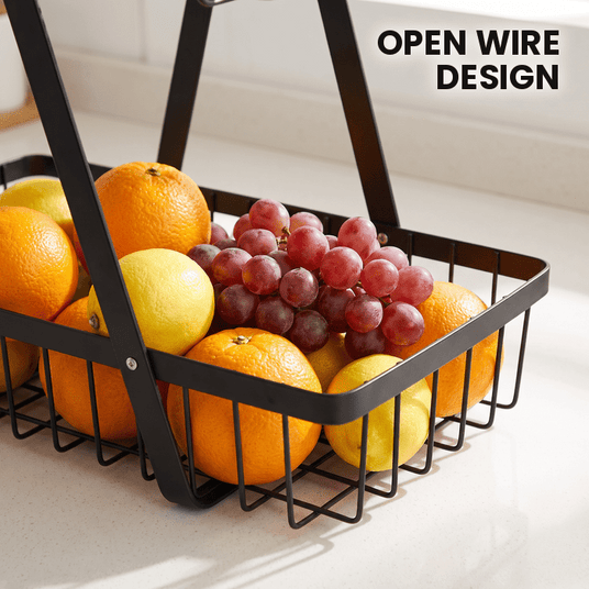 2-Tier Metal Fruit Basket