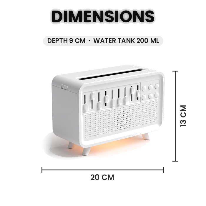 3-in-1 Flame Humidifier