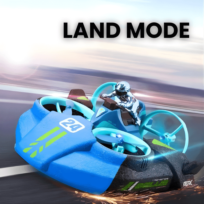 3-in-1 RC Racer | Air, Land & Water