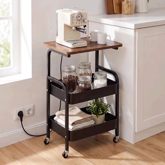 3-Tier Rolling Cart