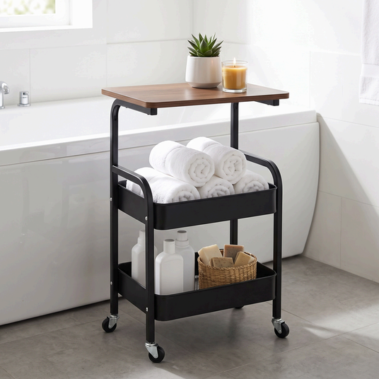 3-Tier Rolling Cart