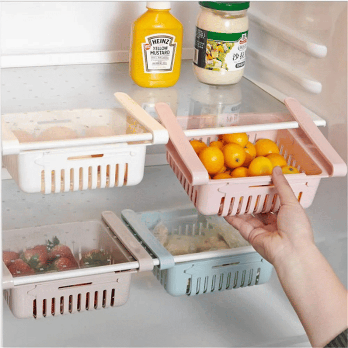 Fridge Storage Rack | Adjustable & Extendable