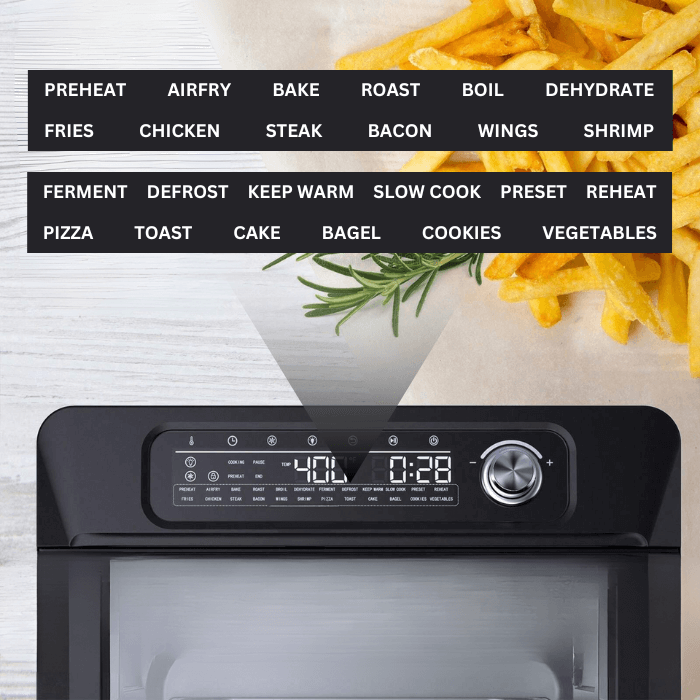 National Pro Air Fryer Oven | Large Size & Healthy Food