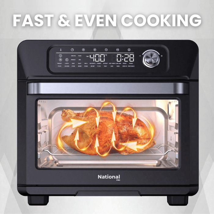 National Pro Air Fryer Oven | Large Size & Healthy Food