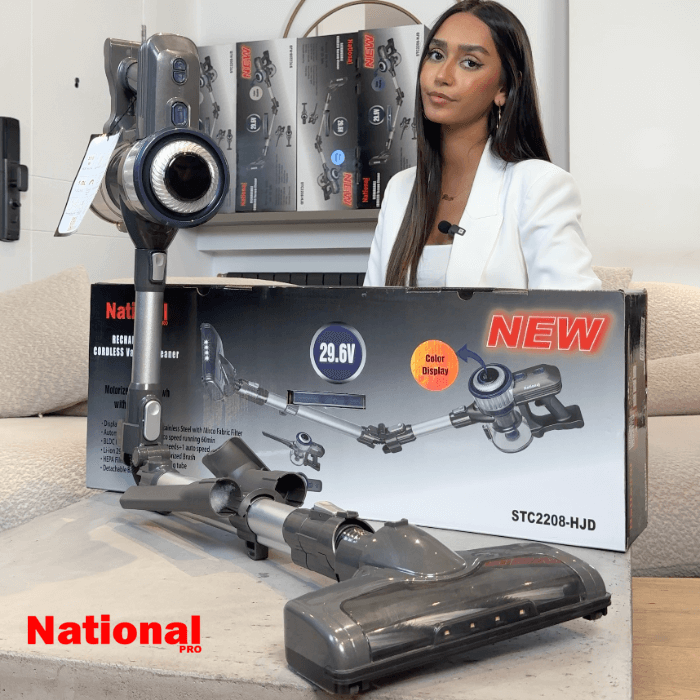 National Pro™ Vacuum Cleaner | Handheld & Cordless