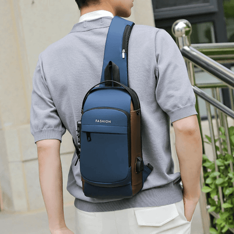 Men's Strap Bag | Anti-Theft & Water Proof