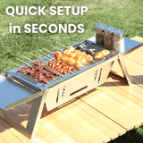 Foldable BBQ Grill | Indoor & Outdoor