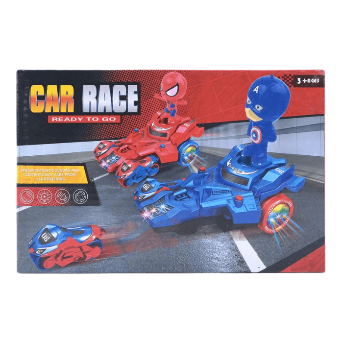 Marvel Car Race Toy | Musical & Colorful