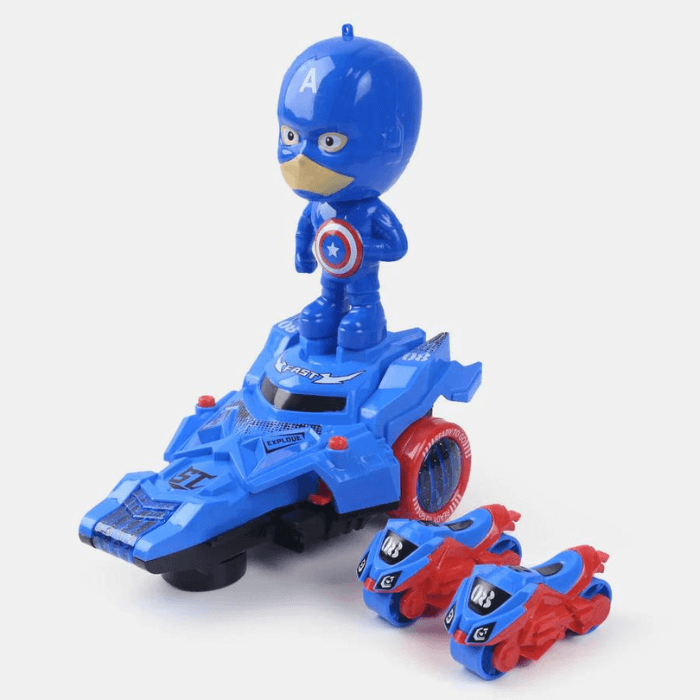 Marvel Car Race Toy | Musical & Colorful