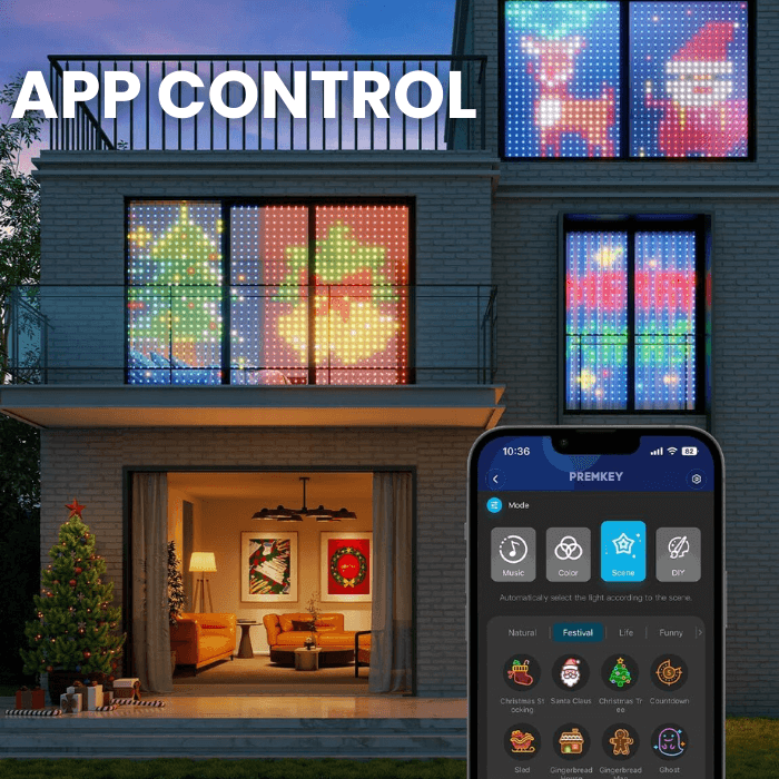 Smart Curtain Lights | Dynamic & Customizable Glow