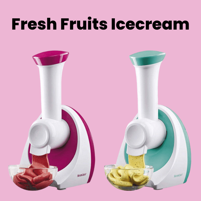 Silver Crest™ 100% Fresh Fruit Ice Cream Maker