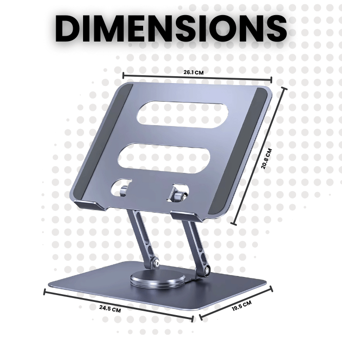360° Laptop Stand | Rotatable & Durable