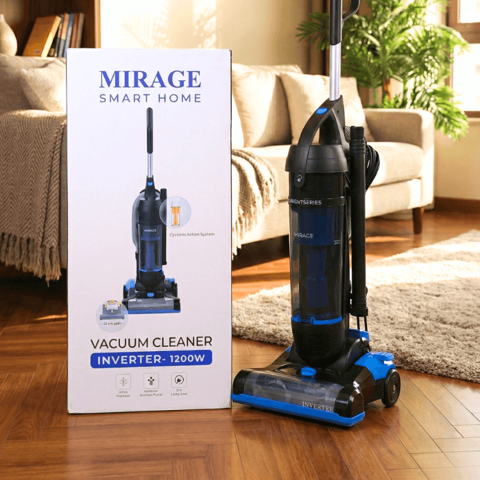 Mirage Inverter Upright Vacuum | Powerful & Wide