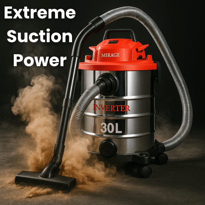Mirage™ Inverter Vacuum Cleaner | Powerful Wet & Dry