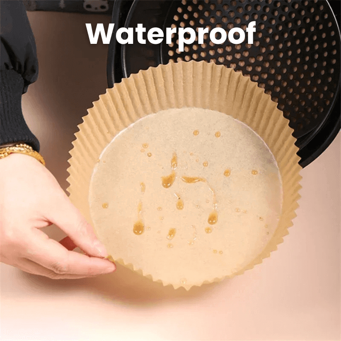 Air Fryer Paper Liners | Waterproof & Non-Stick (50 Pieces)