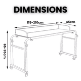 Over-bed Wide Table | Adjustable