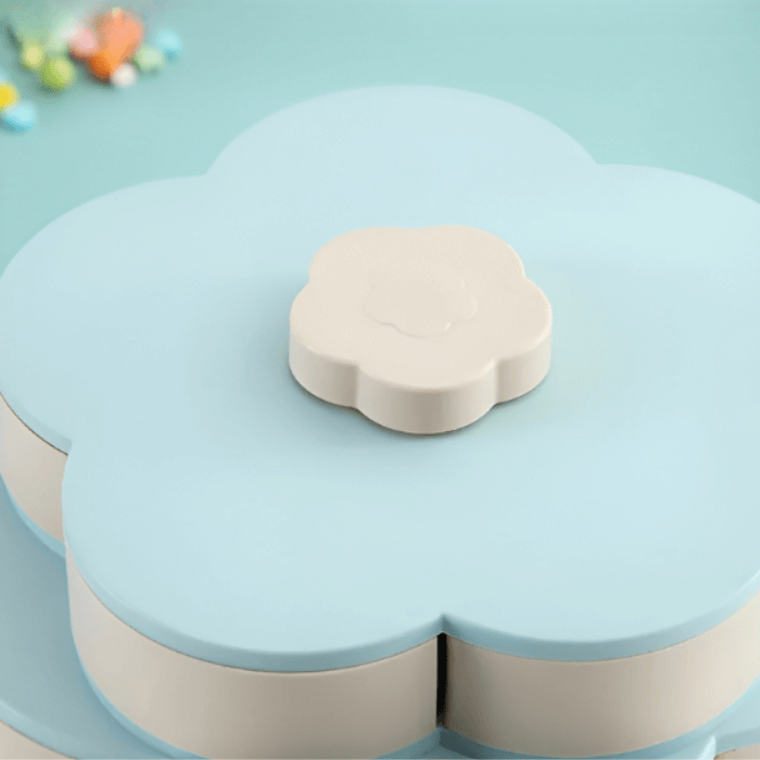 Flower Snack Box | Rotating & Double Layered