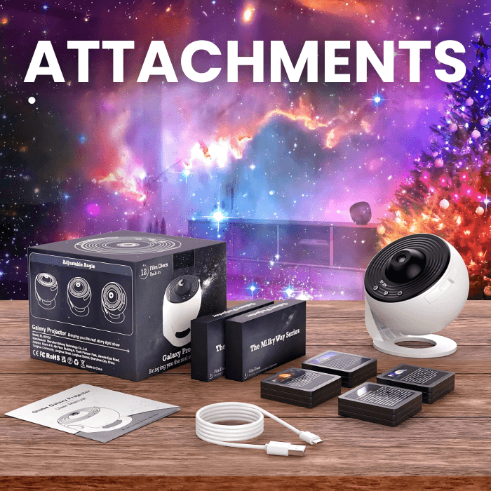 Galaxy Projector | 12 Dynamic Displays