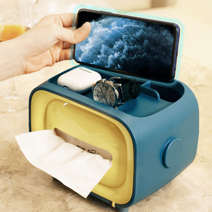 Multifunctional Tissue Box Holder