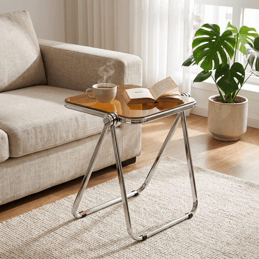 Acrylic Folding Side Table