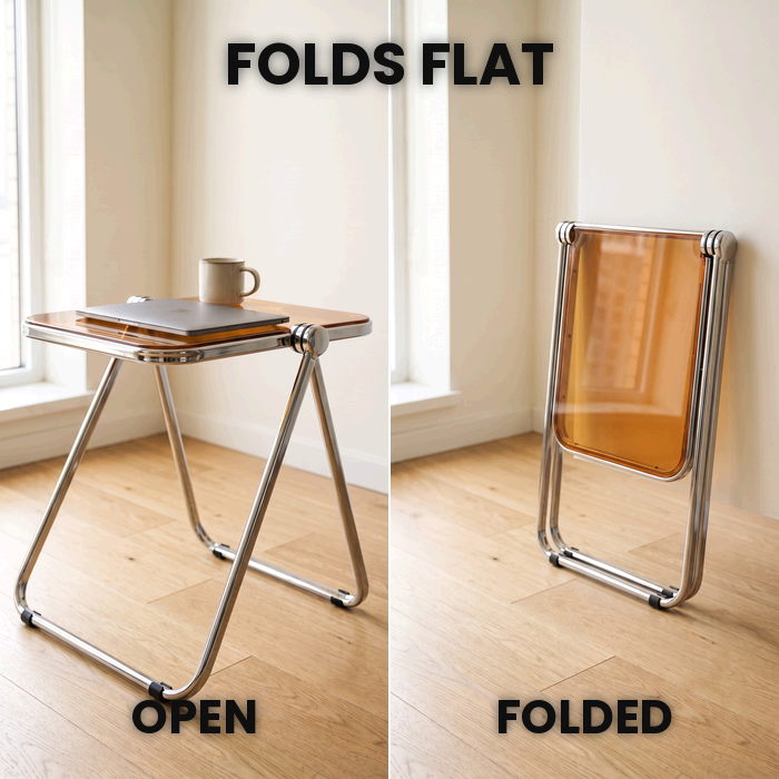 Acrylic Folding Side Table