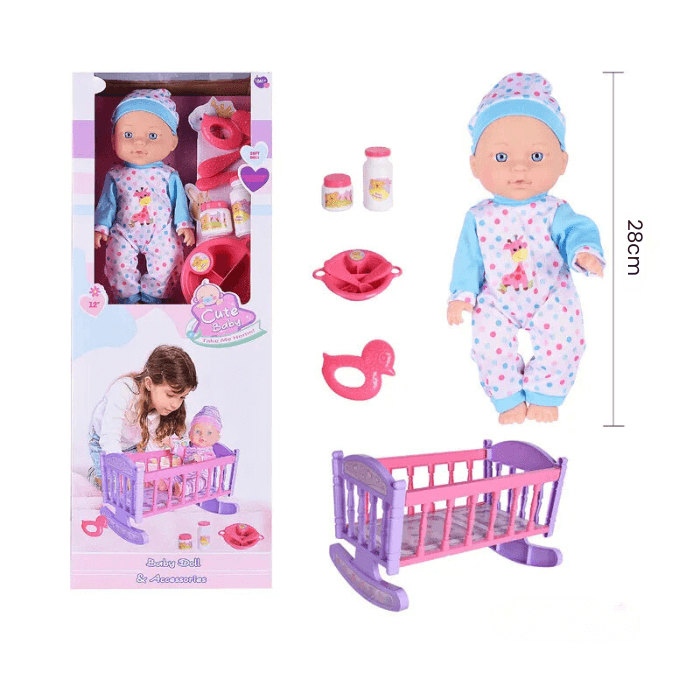 Baby Doll Rocking Bed | Fun & Imaginative Play