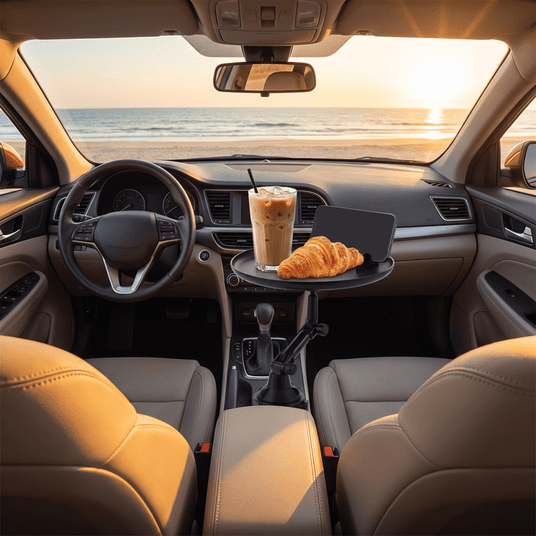 Car Cup Holder Food Tray
