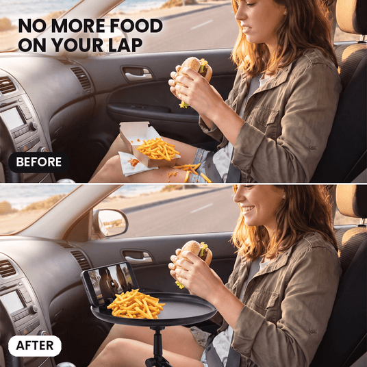 Car Cup Holder Food Tray