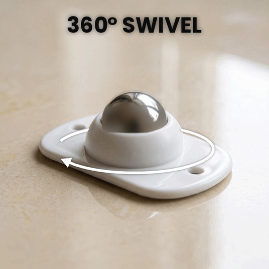 Stick-On Caster Wheels