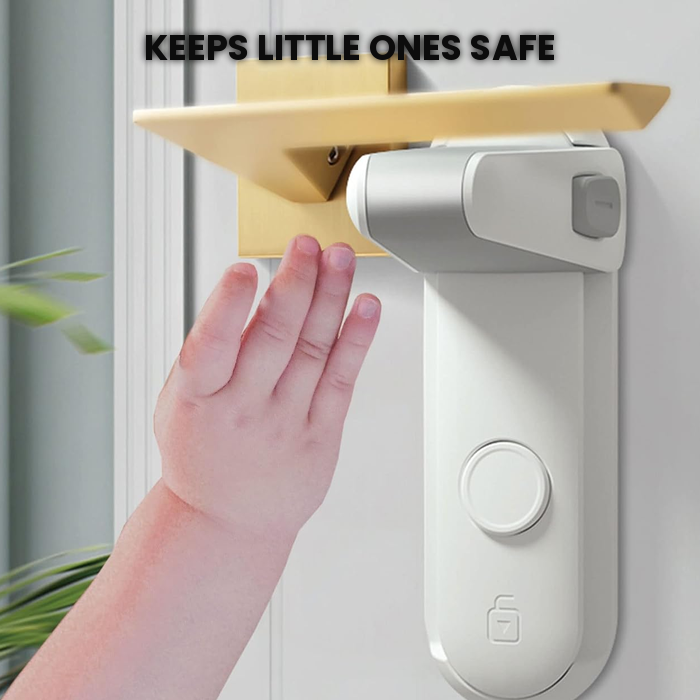 Childproof Door Lever Lock