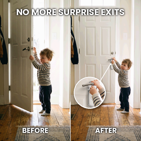 Childproof Door Lever Lock