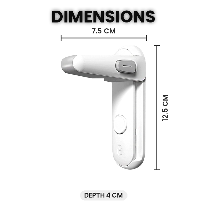 Childproof Door Lever Lock