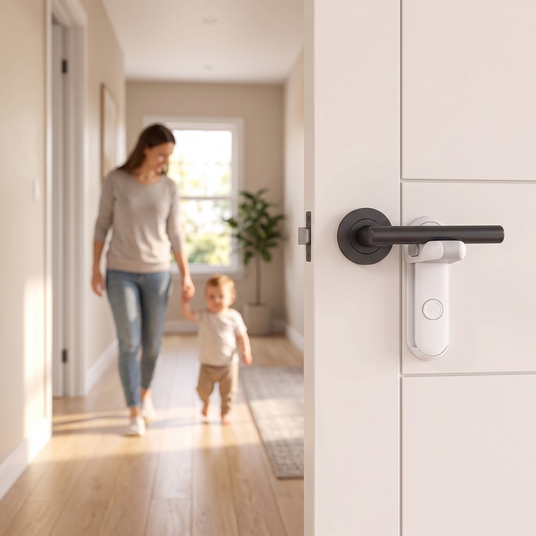 Childproof Door Lever Lock