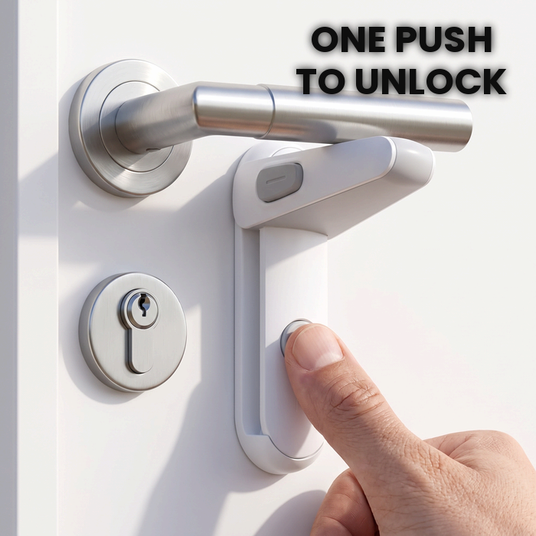 Childproof Door Lever Lock