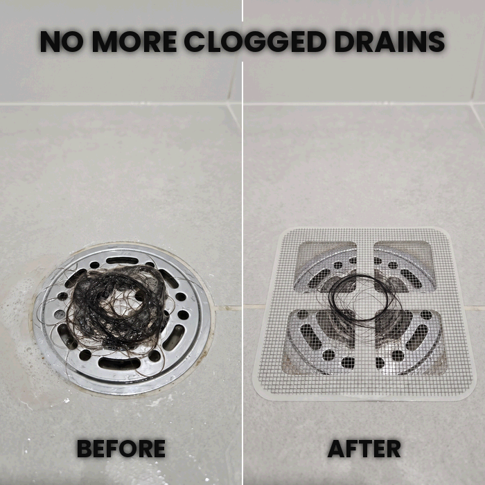 Drain Hair Catcher Stickers