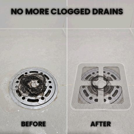 Drain Hair Catcher Stickers